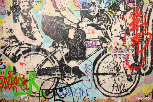 Bild på graffiti berln bicicleta 6221-f15